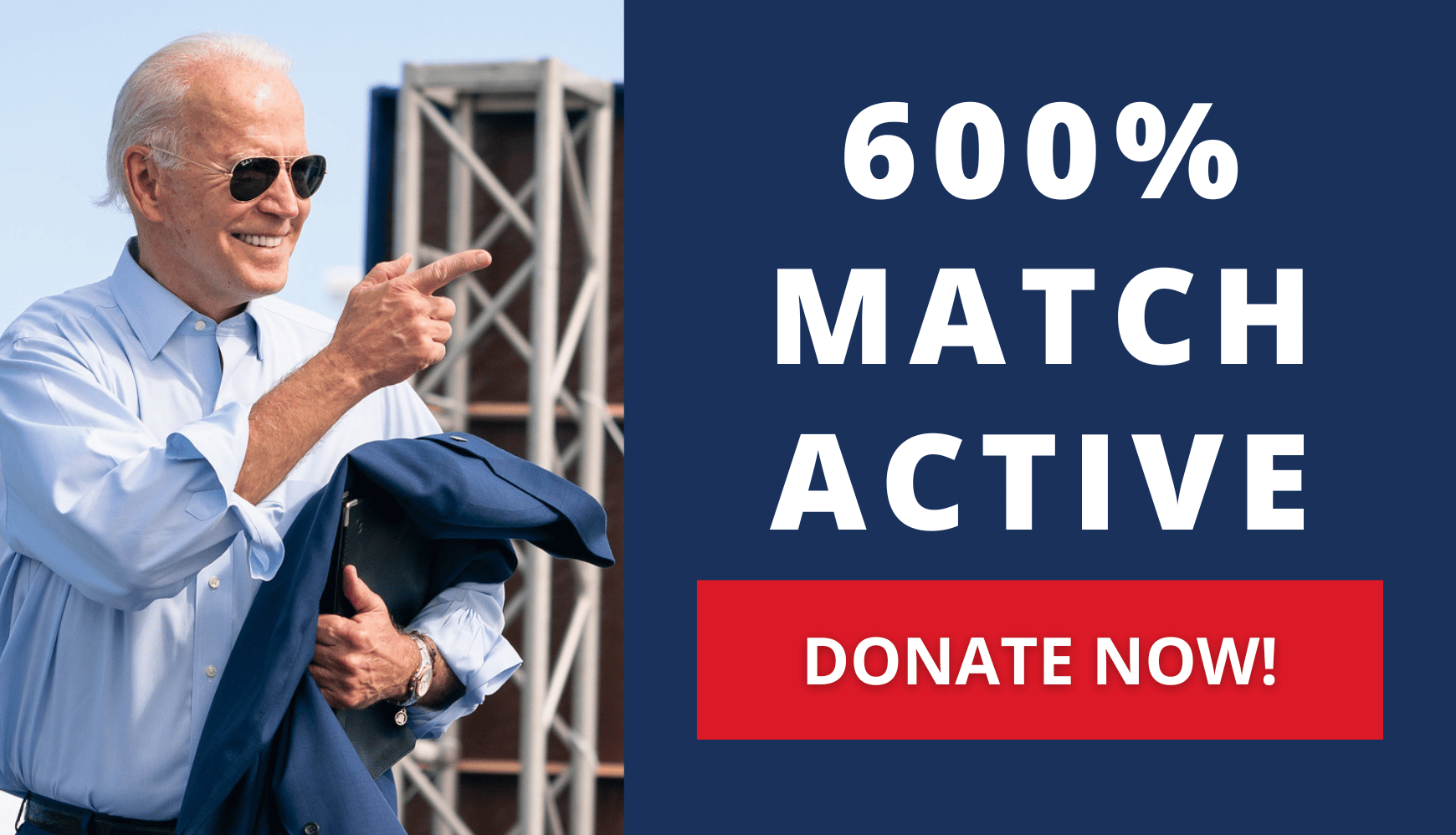 300% MATCH UNLOCKED.  Donate Now! 