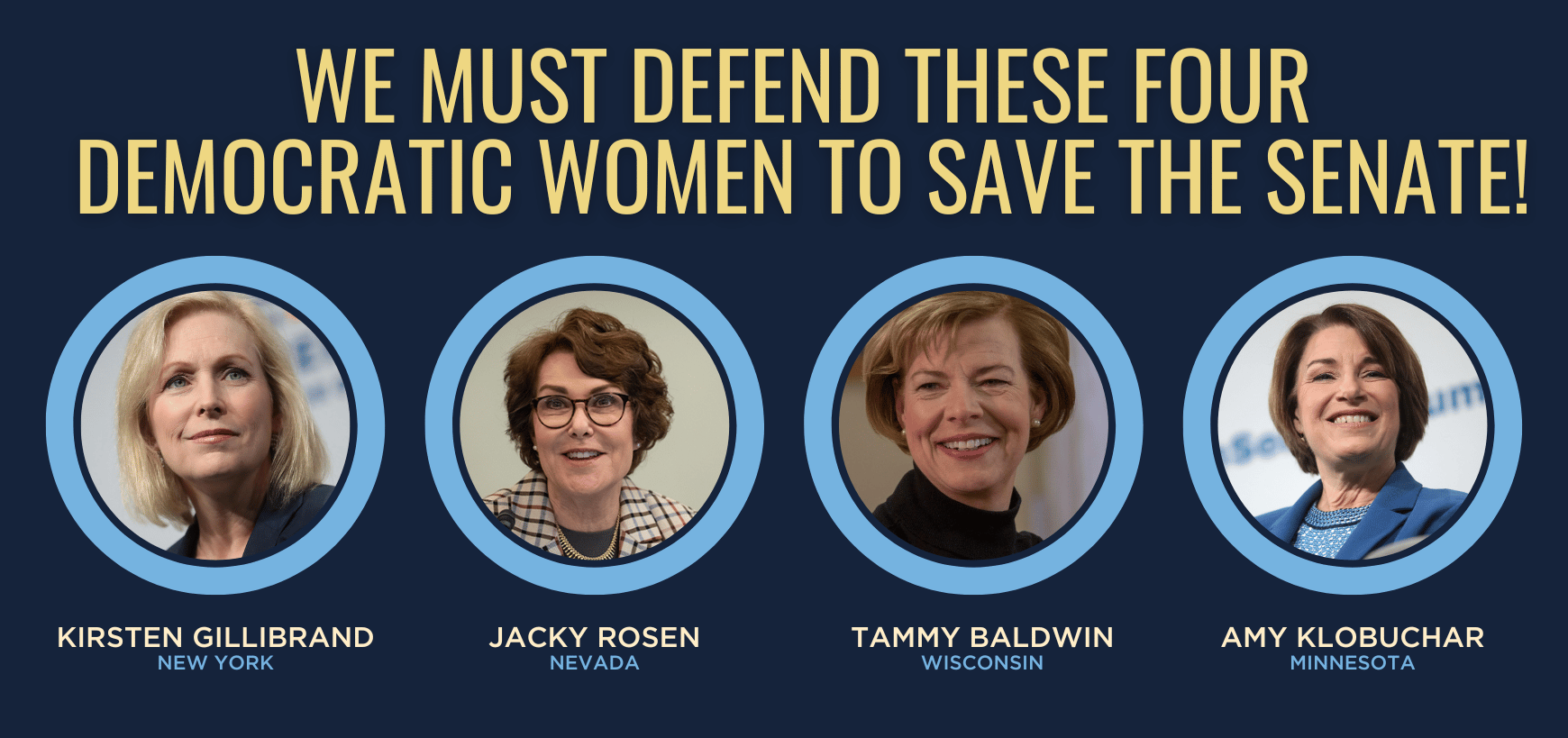 We must defend these four Democratic women in the Senate!